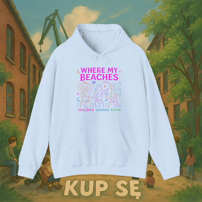 Unisex Heavy Blend Hoodie – Where My Beaches – Kup Se