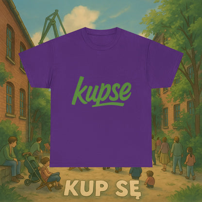 KupSe Logo Green Style t-shirt - Unisex Heavy Cotton Tee