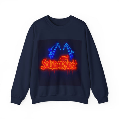 Bluza unisex z grafiką Kup Se Solidarność – klasyczny crewneck i miejski styl