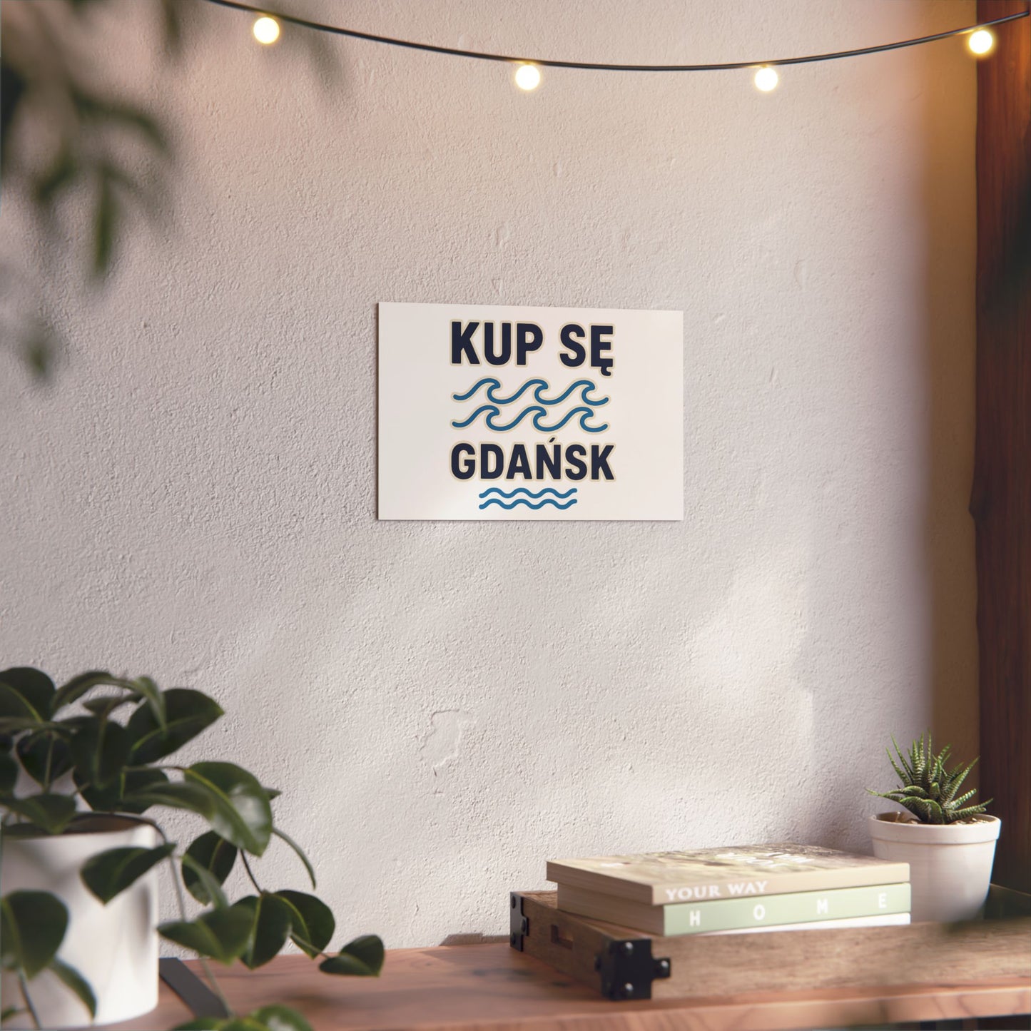 Obraz na panelu aluminiowym Gdańsk Fale – trwały wydruk w stylu Kup Se