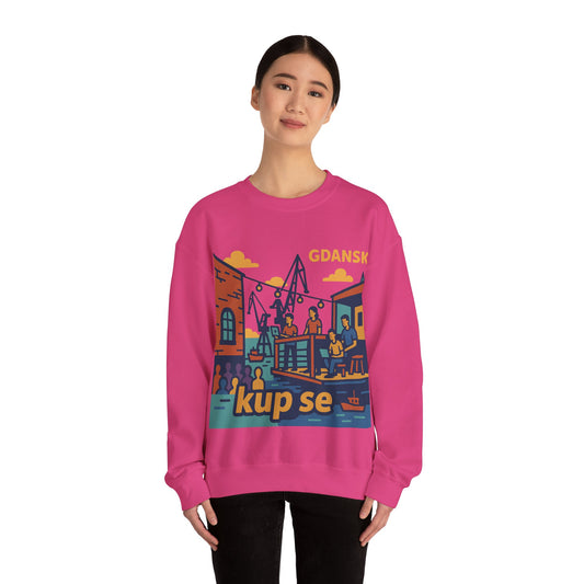 Bluza unisex z grafiką Kup Se Vibe – klasyczny crewneck i miejski styl
