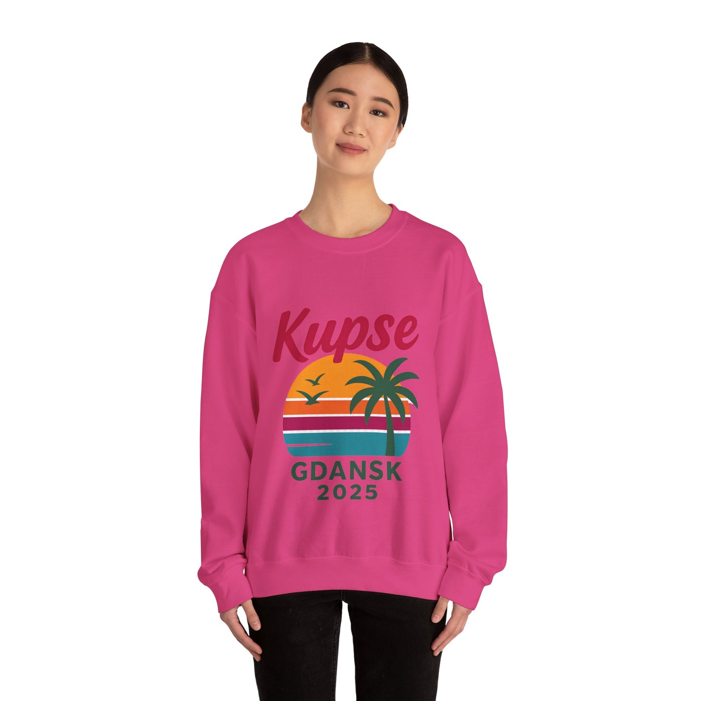Bluza unisex z grafiką Kup Se 90s – klasyczny crewneck i miejski styl