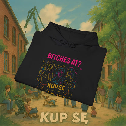 Unisex Heavy Blend Hoodie – Bi*ches at? – Kup Se