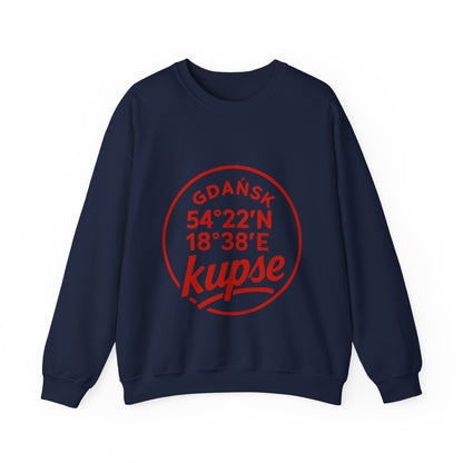 Bluza unisex z grafiką Kup Se Koordynaty – klasyczny crewneck i miejski styl