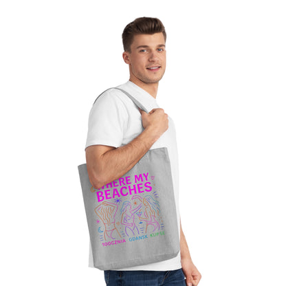 Tkana Torba na Ramię Kup Se Where My Beaches – Styl i Ekologia w Jednym