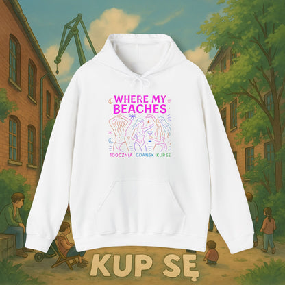 Unisex Heavy Blend Hoodie – Where My Beaches – Kup Se