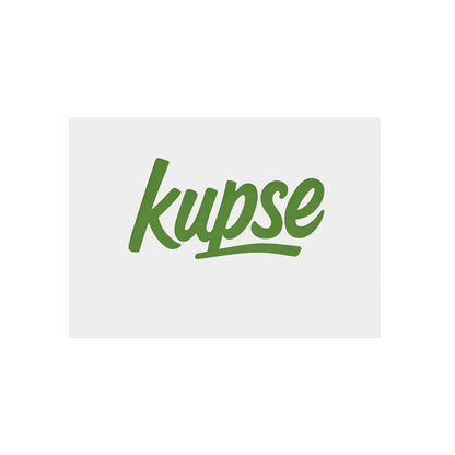 Obraz na panelu aluminiowym Kupse Logo Green – trwały wydruk w stylu Kup Se