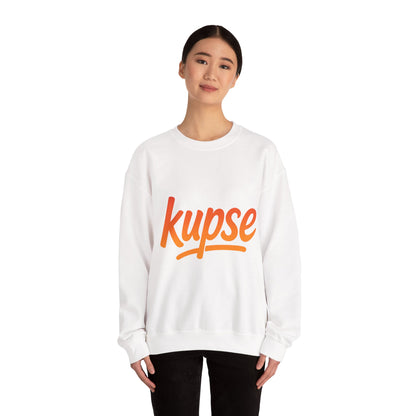 Bluza unisex z grafiką Kup Se Logo Orange – klasyczny crewneck i miejski styl