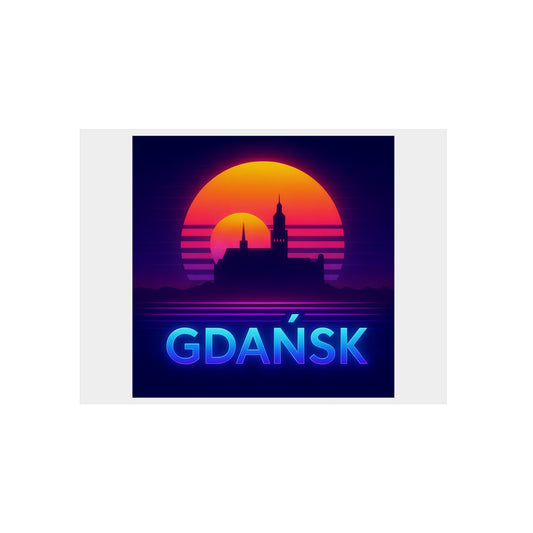 Obraz na panelu aluminiowym Panorama Gdańsk – trwały wydruk w stylu Kup Se