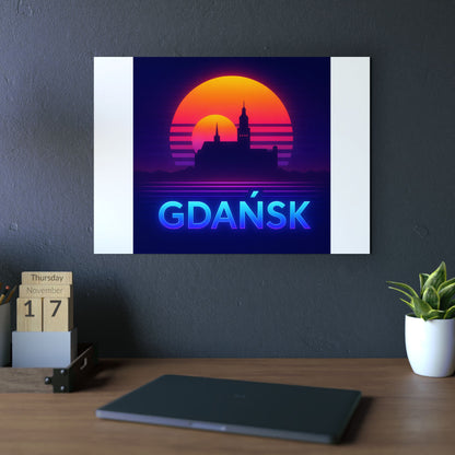 Obraz na panelu aluminiowym Panorama Gdańsk – trwały wydruk w stylu Kup Se