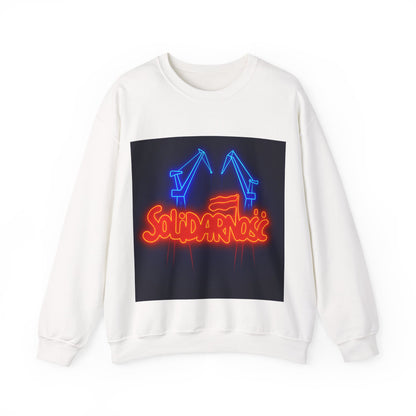 Bluza unisex z grafiką Kup Se Solidarność – klasyczny crewneck i miejski styl