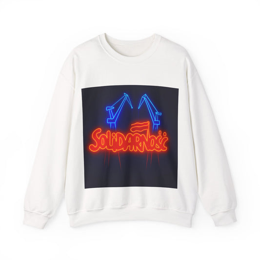 Bluza unisex z grafiką Kup Se Solidarność – klasyczny crewneck i miejski styl