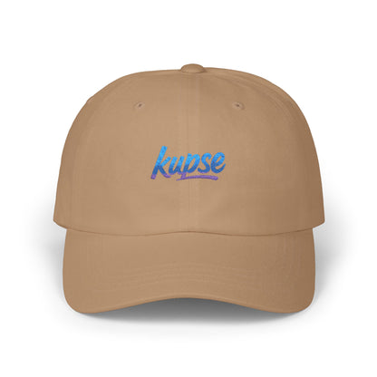 Czapka z daszkiem z grafiką Kup Se Logo Blue – modny Dad Cap z charakterem