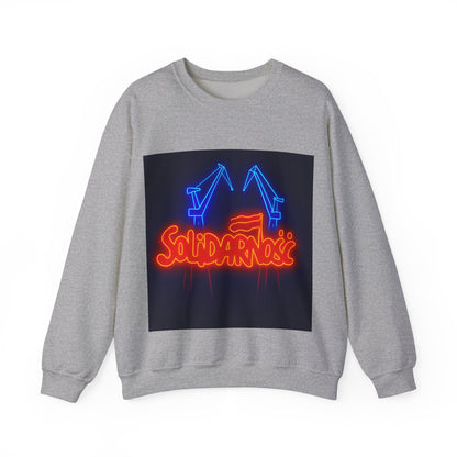 Bluza unisex z grafiką Kup Se Solidarność – klasyczny crewneck i miejski styl
