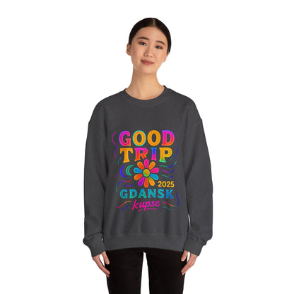 Bluza unisex z grafiką Kup Se Good Trip – klasyczny crewneck i miejski styl