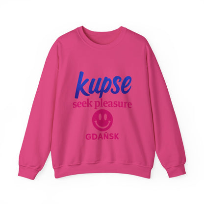 Bluza unisex z grafiką Kup Se Seek Pleasure – klasyczny crewneck i miejski styl