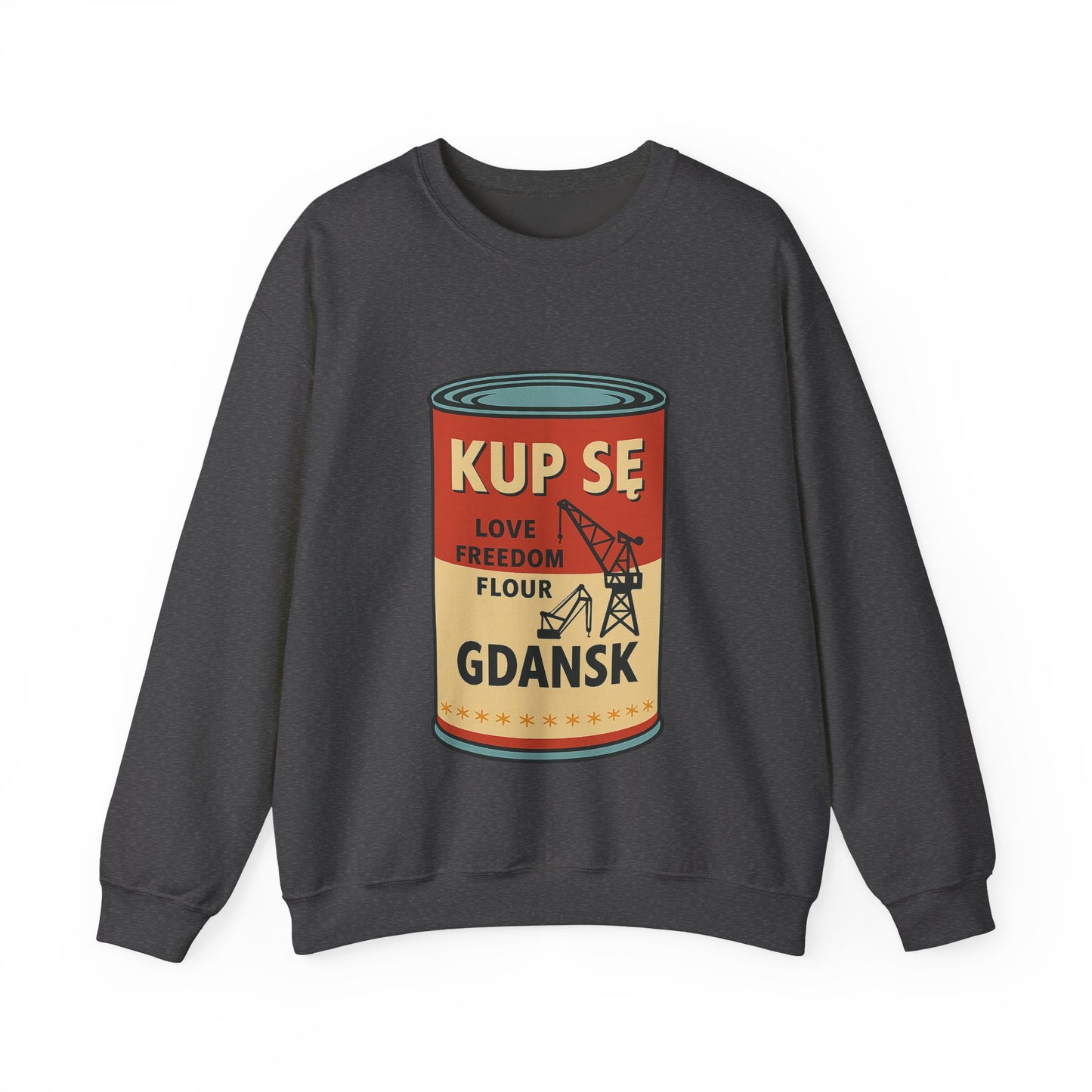 Bluza unisex z grafiką Kup Se Campbell– klasyczny crewneck i miejski styl
