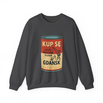 Bluza unisex z grafiką Kup Se Campbell– klasyczny crewneck i miejski styl