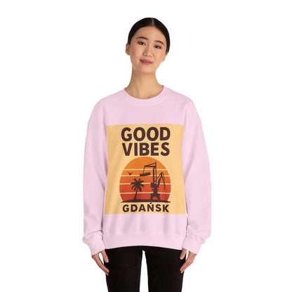 Bluza unisex z grafiką Kup Se Good Vibes Desert – klasyczny crewneck i miejski styl