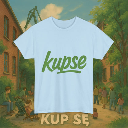 KupSe Logo Green Style t-shirt - Unisex Heavy Cotton Tee