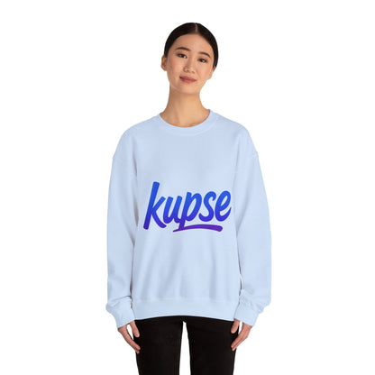 Bluza unisex z grafiką Kup Se Logo Blue – klasyczny crewneck i miejski styl