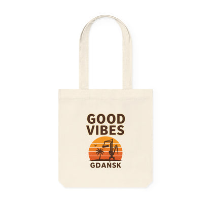 Tkana Torba na Ramię Kup Se Good Vibes – Styl i Ekologia w Jednym