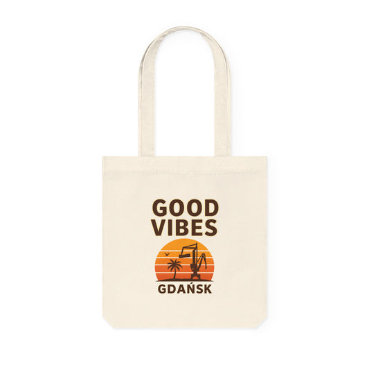 Tkana Torba na Ramię Kup Se Good Vibes – Styl i Ekologia w Jednym