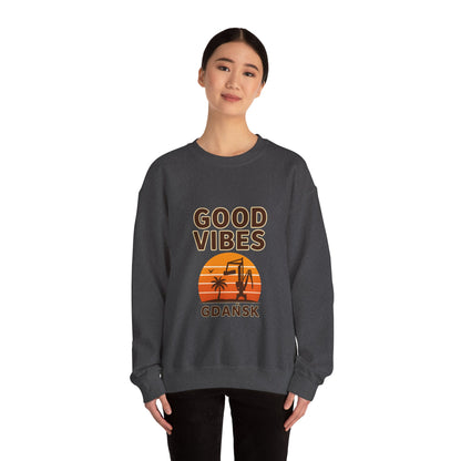 Bluza unisex z grafiką Kup Se Good Vibes – klasyczny crewneck i miejski styl