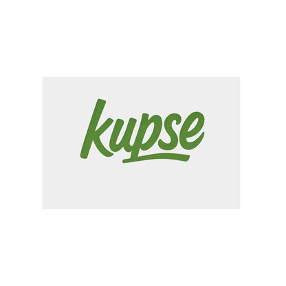 Obraz na panelu aluminiowym Kupse Logo Green – trwały wydruk w stylu Kup Se