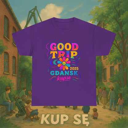 KupSe Good Trip Gdansk Style t-shirt - Unisex Heavy Cotton Tee
