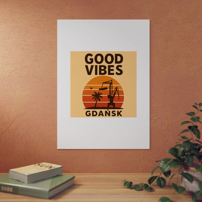 Obraz na panelu aluminiowym Good Vibes Desert – trwały wydruk w stylu Kup Se
