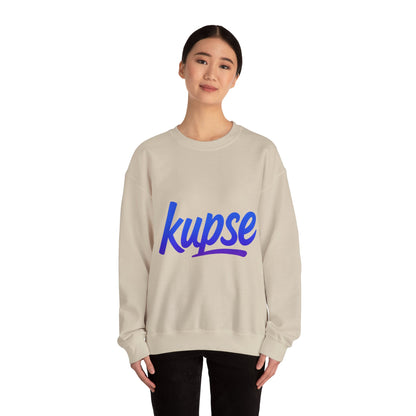 Bluza unisex z grafiką Kup Se Logo Blue – klasyczny crewneck i miejski styl