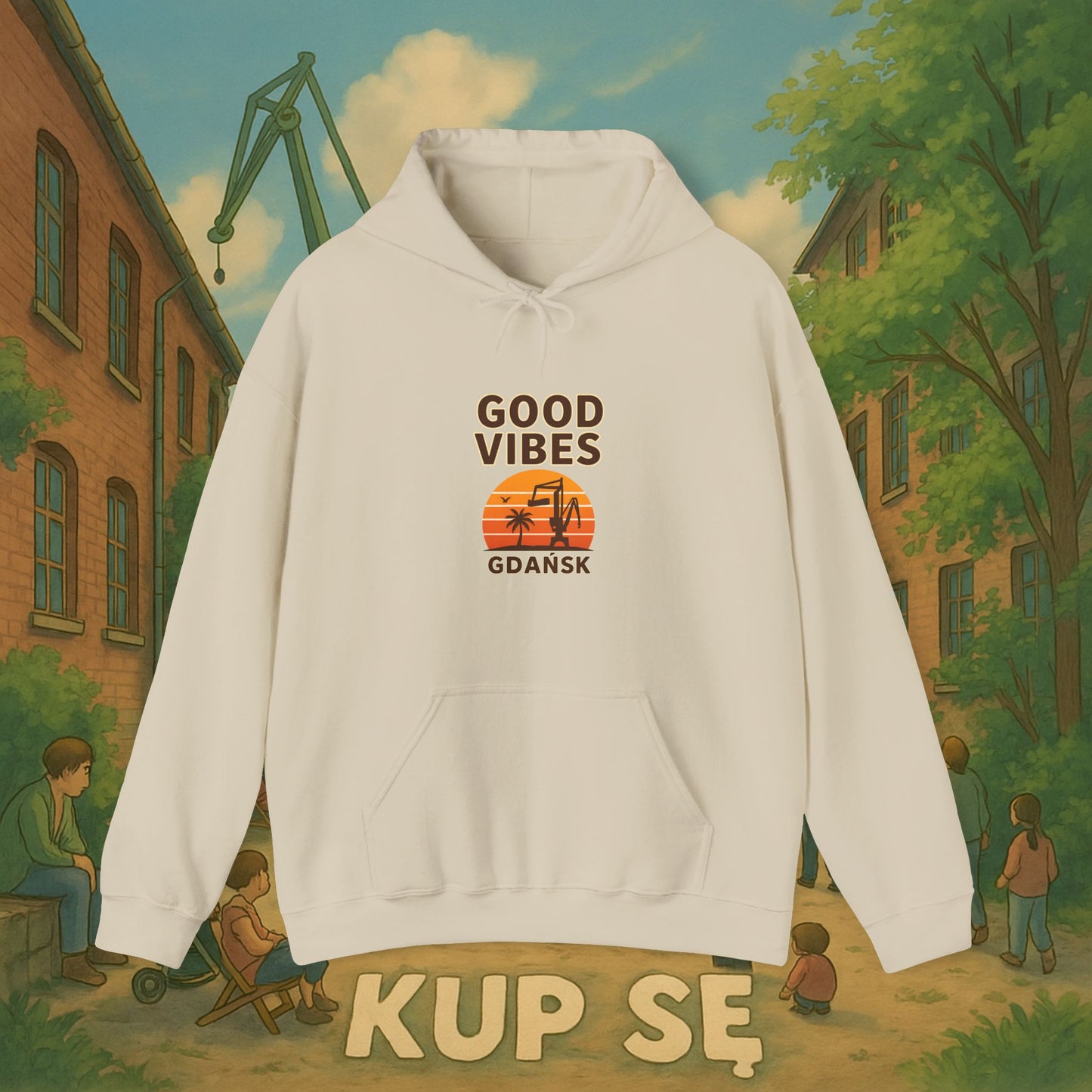 Unisex Heavy Blend Hoodie – Good Vibes – Kup Se