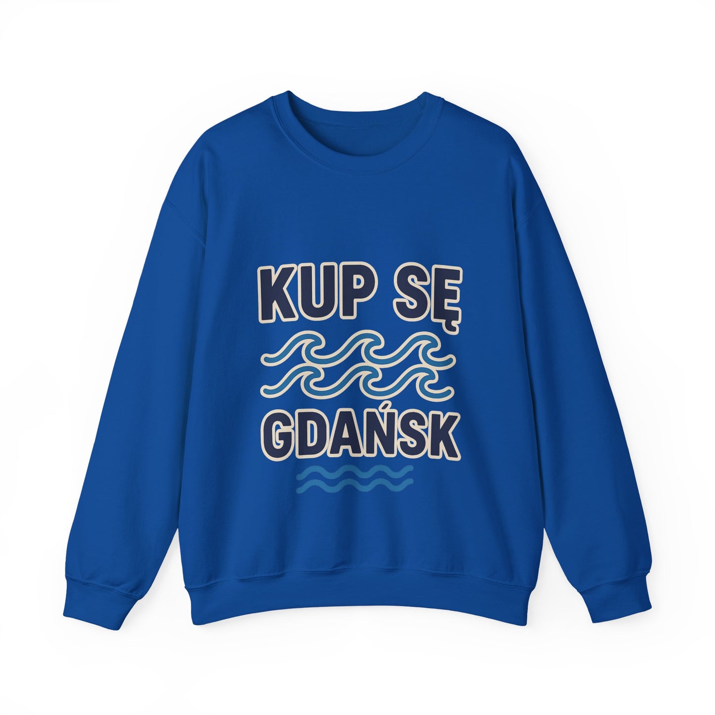 Bluza unisex z grafiką Kup Se Fale – klasyczny crewneck i miejski styl