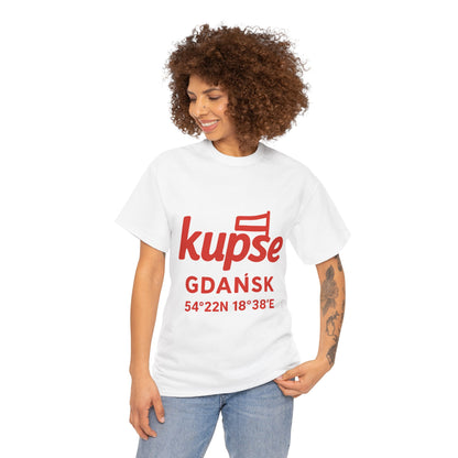 KupSe Logo Gdańsk Solidarność t-shirt - Unisex Heavy Cotton Tee