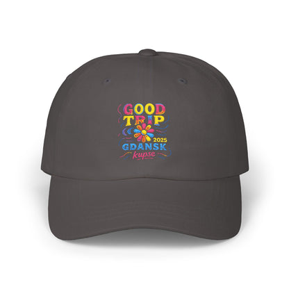 Czapka z daszkiem z grafiką Kup Se Good Trip – modny Dad Cap z charakterem