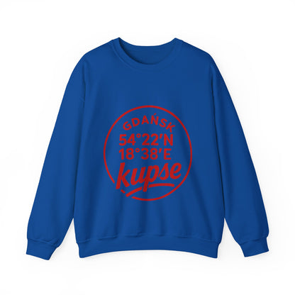 Bluza unisex z grafiką Kup Se Koordynaty – klasyczny crewneck i miejski styl