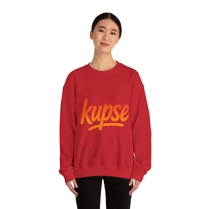 Bluza unisex z grafiką Kup Se Logo Orange – klasyczny crewneck i miejski styl