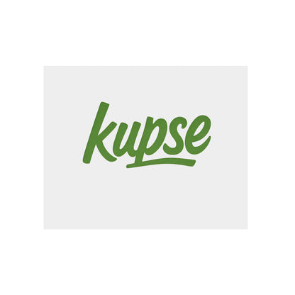 Obraz na panelu aluminiowym Kupse Logo Green – trwały wydruk w stylu Kup Se
