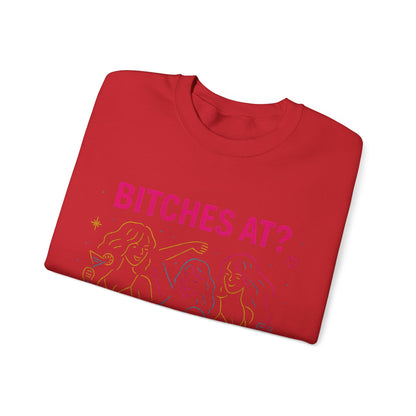 Bluza unisex z grafiką Kup Se Bi*ches at? – klasyczny crewneck i miejski styl
