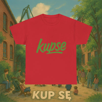 KupSe Logo Green Style t-shirt - Unisex Heavy Cotton Tee