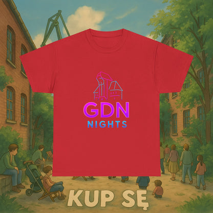 KupSe GDN Nights Style t-shirt - Unisex Heavy Cotton Tee