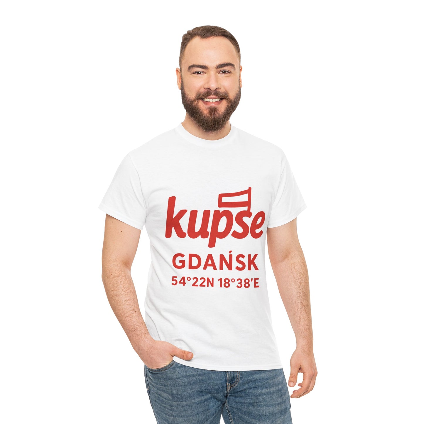 KupSe Logo Gdańsk Solidarność t-shirt - Unisex Heavy Cotton Tee