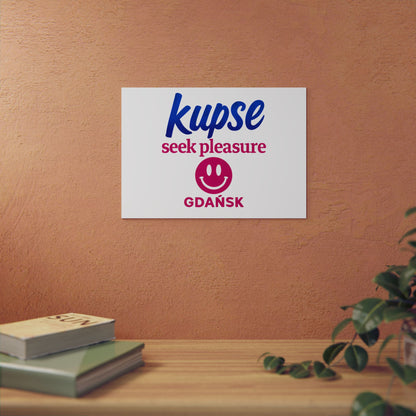 Obraz na panelu aluminiowym Seek Pleasure – trwały wydruk w stylu Kup Se