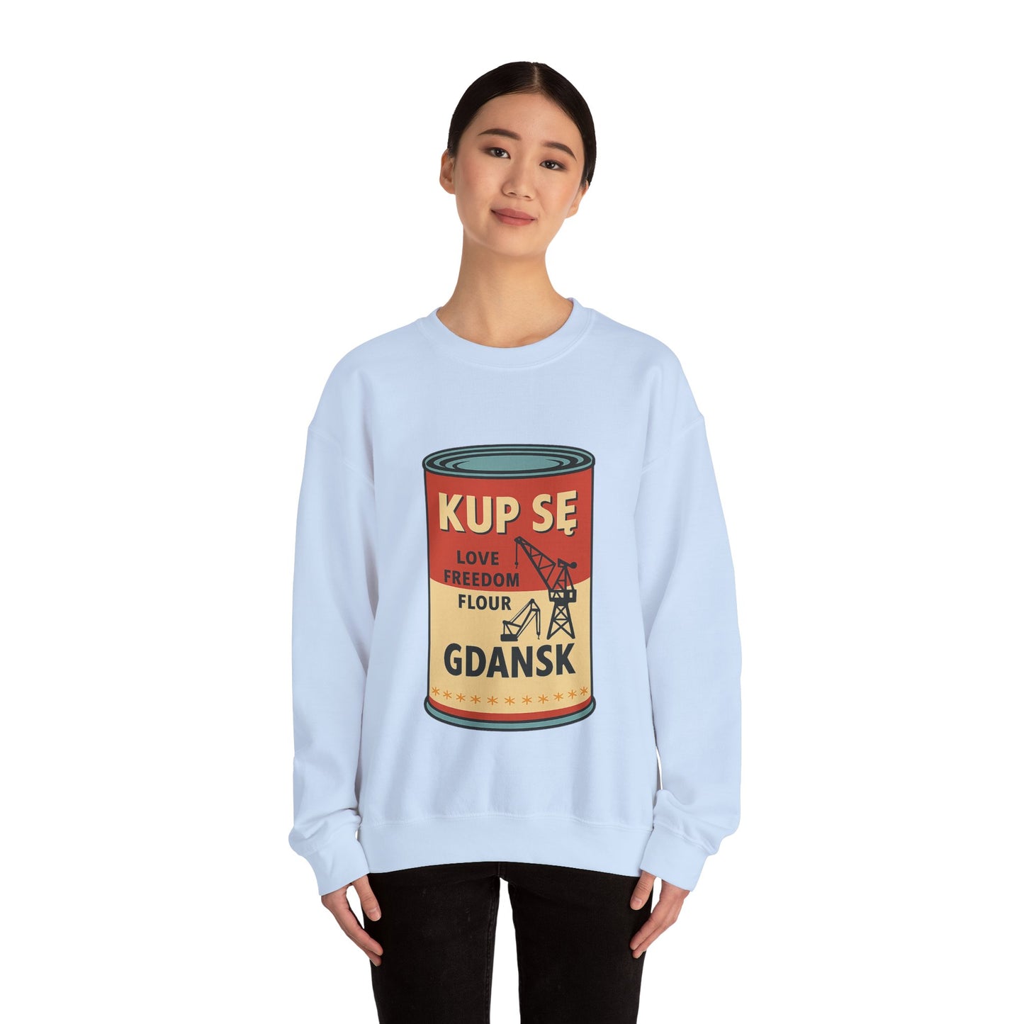Bluza unisex z grafiką Kup Se Campbell– klasyczny crewneck i miejski styl