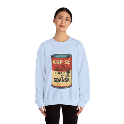 Bluza unisex z grafiką Kup Se Campbell– klasyczny crewneck i miejski styl