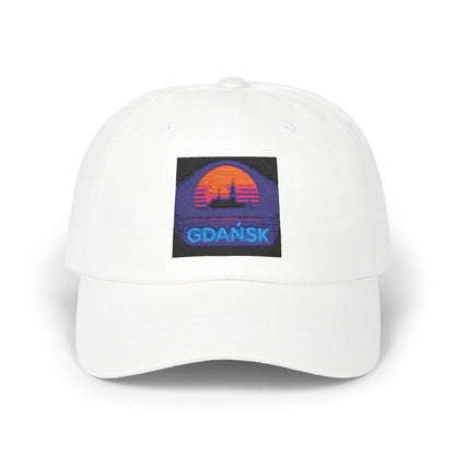 Czapka z daszkiem z grafiką Kup Se Panorama Gdańska – modny Dad Cap z charakterem