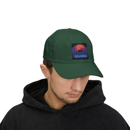 Czapka z daszkiem z grafiką Kup Se Panorama Gdańska – modny Dad Cap z charakterem