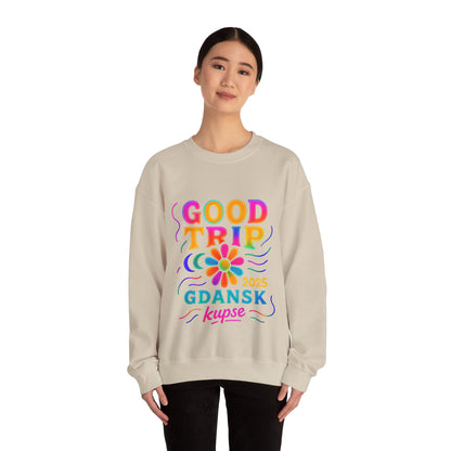 Bluza unisex z grafiką Kup Se Good Trip – klasyczny crewneck i miejski styl