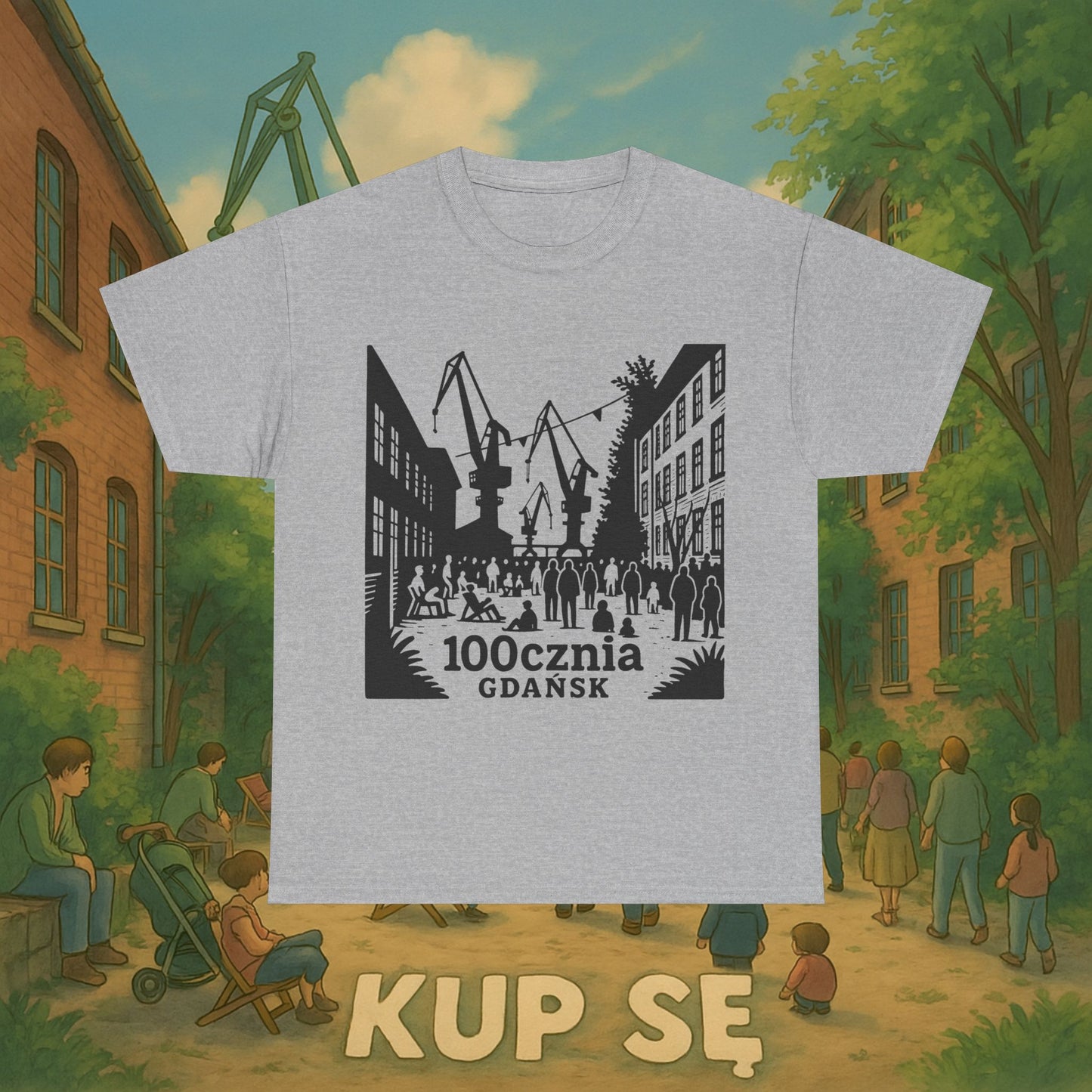 KupSe 100cznia t-shirt - Unisex Heavy Cotton Tee